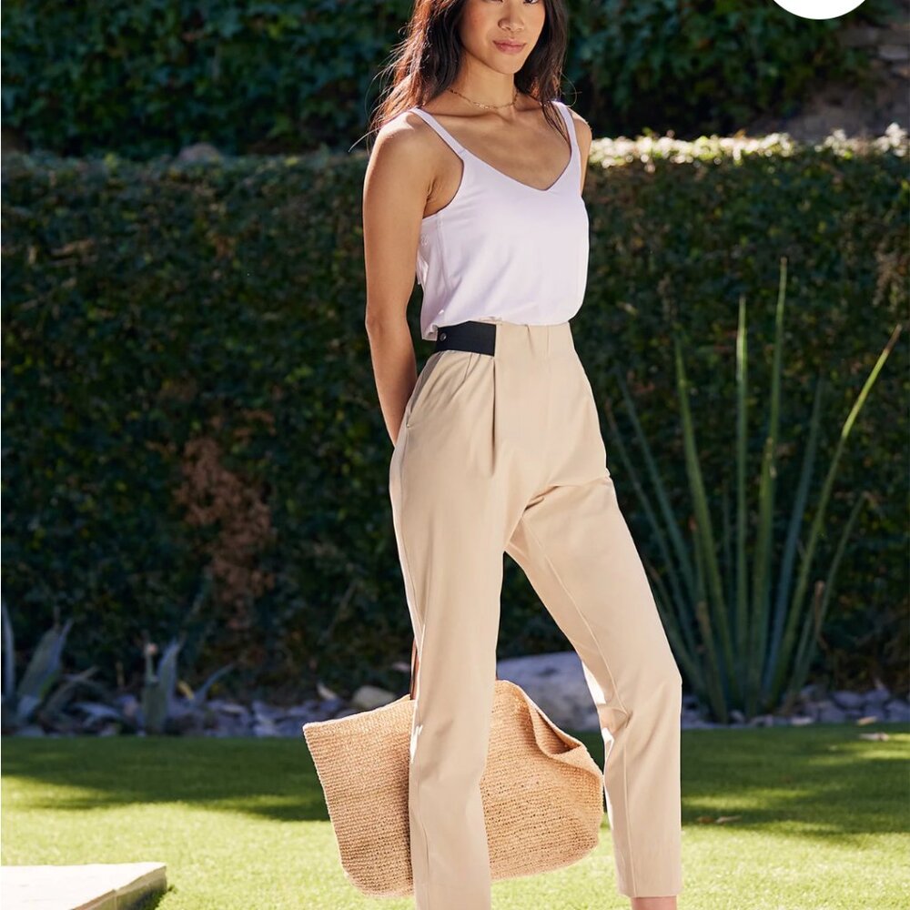 NWOT aday Turn It Up Pants, Sesame color, size small